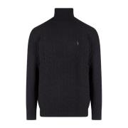 Sort Turtleneck Strikkeplagg Aw23