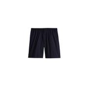 Marineblå Bermuda Shorts Bomull