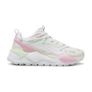 Hvit Rosa Lilla Fritidssko Sneakers