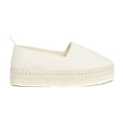 Beige Espadrilles for Kvinner