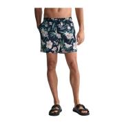 Tropisk Blomst Badeshorts