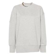 Lys Grå Melange Sweatshirt