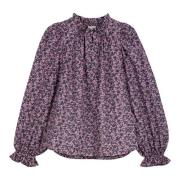 Annabella Skjortebluse med Delikate Detaljer