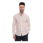 Stripete Button-Down Casual Skjorte