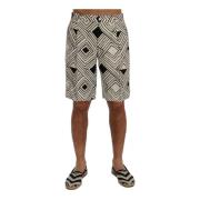 Stripete Casual Shorts