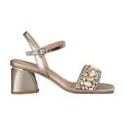 Sandal med rhinestones