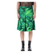 Bladtrykk Bermuda Shorts