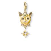 Gull Katt Charm Hengende 1819-471-7