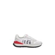 Icon Skinn- og Nylon Sneakers