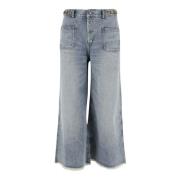 Flared Leg Denim Jeans