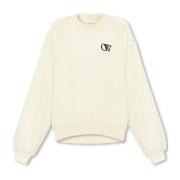 Sweatshirt med logo