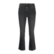 Stilige Flared Cropped Jeans