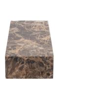 Marble Cube L Soft Brown