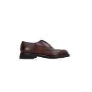 Brun Oxford Brogue Flate Sko