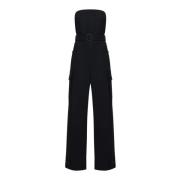 Sort Bomullsbore Jumpsuit