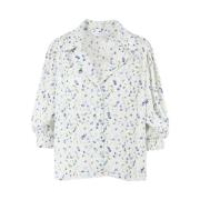 Vintage Bluse Caria Blå