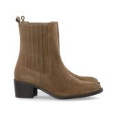 Brun Semsket Chelsea Boot