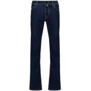 Slim Cut Indigo Blue Jeans