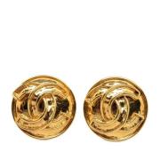 Pre-owned Yellow Gold earrings