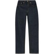 Indigo Bomull Jeans Rett Hem