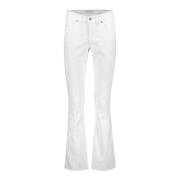 Off White Bootcut Denim Bukse Babette