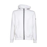 Elegant hvit Tech Fabric Hoodie