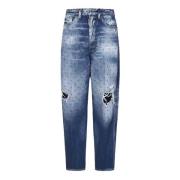 Blå Studs Denim Jeans Aw24