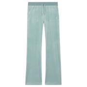 Blå Velour Del Ray Pocket Pant