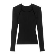 Sort Pietra Jumper - Moderne Topp