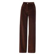 Velvet Brun Jeans Klassisk Passform