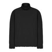 Slitt Turtleneck Genser Ull Italia