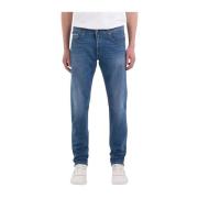 Mørkeblå Grover Straight Fit Jeans