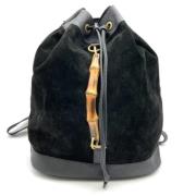 Pre-owned Suede backpacks