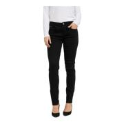 Pitch Black Unwashed Straight Leg Jeans