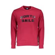 Stilig Rosa Trykket Sweatshirt