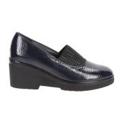 Dame Loafers i Imitert Skinn