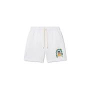 Avenida Printed Sweatshort White