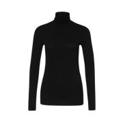 Elegant Turtleneck Genser Svart