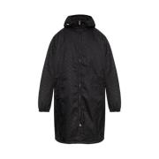 Monogram Jacquard Parka med matt finish