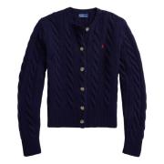 Hunter Navy Cash Cardigan