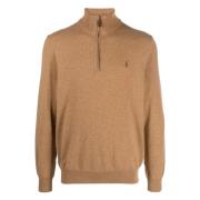 Latte Brown Heather Pullover Sweater