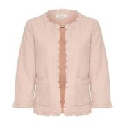 Rose Dust Cardigan med Rysjer