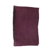 Lurex Bordeaux Skjerf for Kvinner