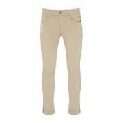 Skinny George Jeans i Beige Bull Stretch