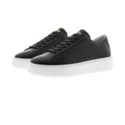 Moderne Svart Sneaker Sko