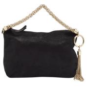 Pre-owned Suede clutches