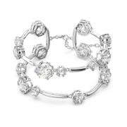 Constella Dobbel Armring Hvit Rhodium