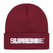 Burgundy Motion Logo Beanie