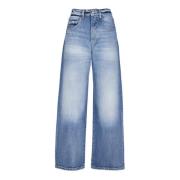 Wide Leg Denim Jeans