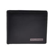 Wallet in black palmellato leather